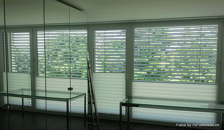 Plissees Faltstoren by nur-plissees.ch